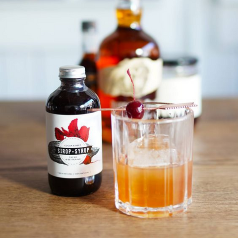 Beet & Cocoa Old Fashioned