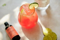 Spicy watermelon margarita