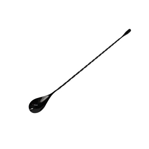 Barspoon - Teardrop Black 30cm by Alkademie - Alambika Canada