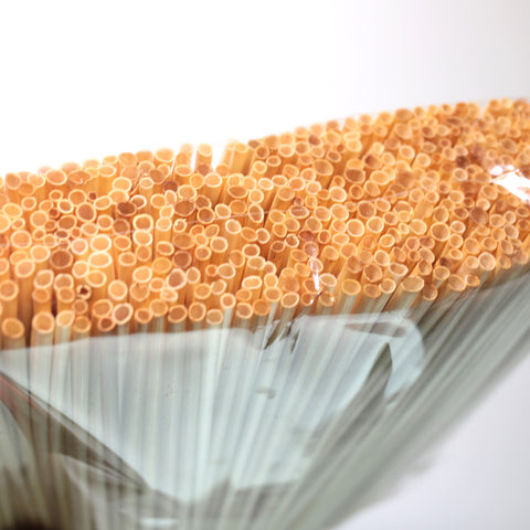 Drinking Straws - Long Natural Wheat 215mm (500) by Alkademie - Alambika Canada