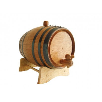 Oak Barrel - Black Hoop 3L by Alambika - Alambika Canada