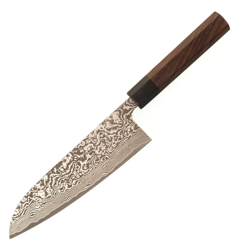 Saji R2 Nickel Black - Santoku 165mm by Alambika - Alambika Canada