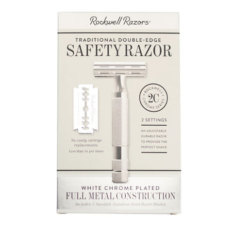6 Rockwell Razors 2C - White Chrome by Rockwell - Alambika Canada