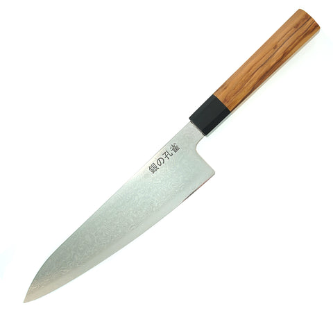 Silver Peackock - VG10 - Damascus - Gyuto 215mm by Silver Peacock - Alambika Canada