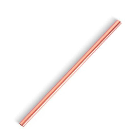 Drinking Straws - Straight Steel Copper - 21.5cm by Alambika - Alambika Canada