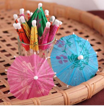Cocktail Umbrella - Parasols (x10) by Alambika - Alambika Canada