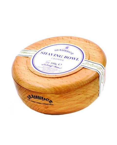 D.R. Harris Lavender Shaving Soap In Beechwood Bowl (100g/3.5oz) by Alambika - Alambika Canada