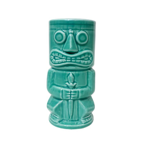 Tiki Mug  - Stone Guardian Teal 15oz by Alambika - Alambika Canada