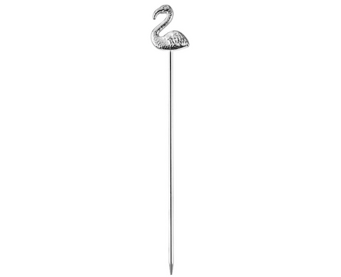 Cocktail Pick - Flamingo Silver by Alambika - Alambika Canada