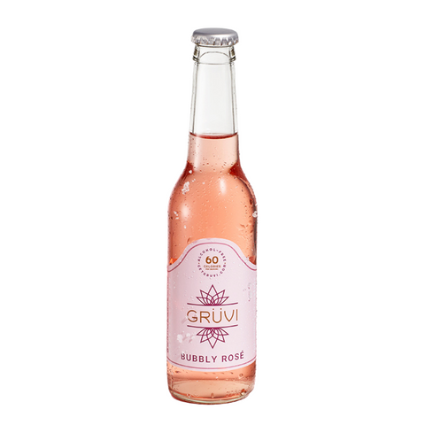 Grüvi - Alcohol-Free Bubbly Rosé - 275ml - Alambika Gruvi Non-Alcoholic Substitute