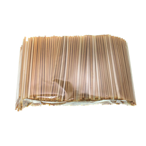 Drinking Straws - Short Natural Wheat 130mm (500) by Alkademie - Alambika Canada