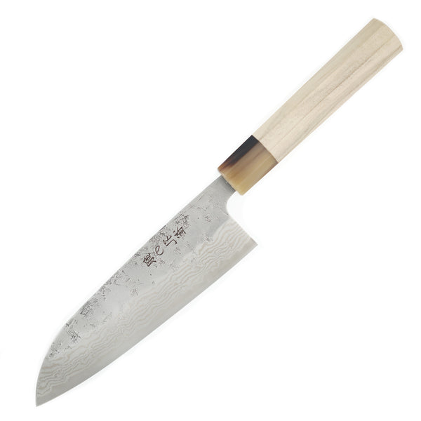Washiji Damascus - Santoku 180 by Washiji - Alambika Canada
