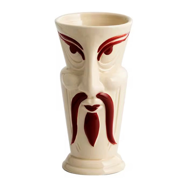 Tiki Mug - Fu Manchu (White) by Alambika - Alambika Canada