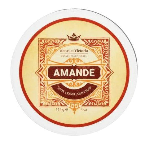 Henri et Victoria - Shaving Soap Vegan - Amande