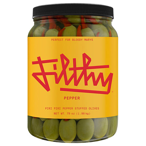Filthy - Hot Pepper Olives 64oz by Filthy Food - Alambika Canada