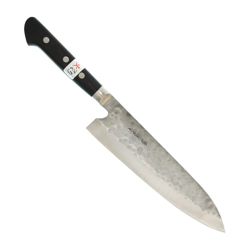 Fujiwara Maboroshi Santoku Shirogami 1 Tsuchime Western handle Gyuto 210mm by Teruyasu Fujiwara - Alambika Canada
