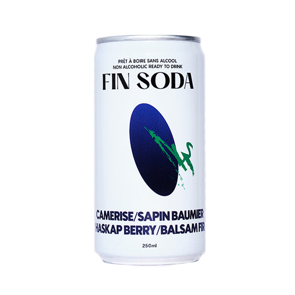 Fin Soda - Haskap Berry & Balsam Fir 250ml by Fin Soda - Alambika Canada