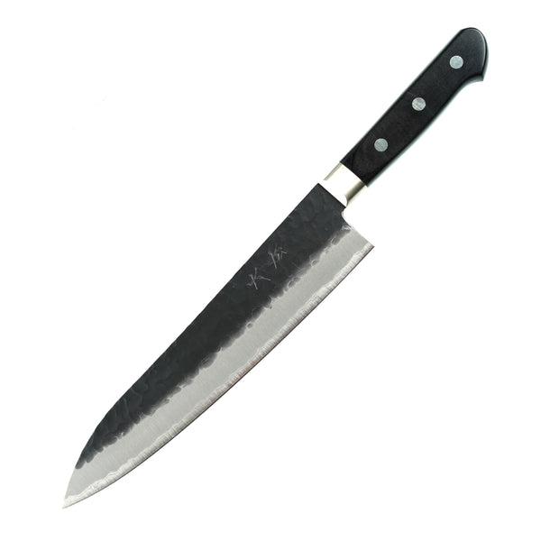 Ohishi, Gyuto, 210mm, VG10, Kurouchi, Tsuchime by Ohishi Knives - Alambika Canada