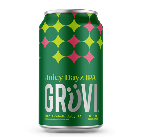Gruvi - Alcohol-Free Juicy IPA - 355ml by Gruvi - Alambika Canada
