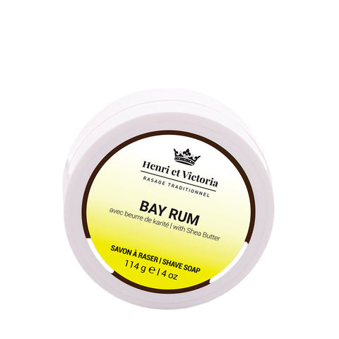 Henri et Victoria - Shaving Soap Vegan - Bay Rum