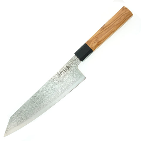 Silver Peacock - VG10 - Damascus - Kiritsuke 210mm