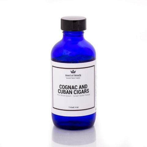 Henri et Victoria - Aftershave Splash - Cognac and cuban cigars, 114ml