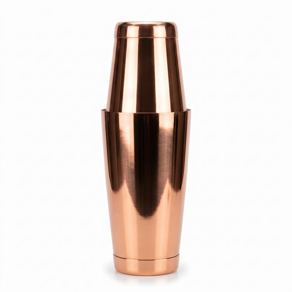 ALKA Le Pro Boston shaker set, copper finish – 28 oz tin and 18 oz cheater