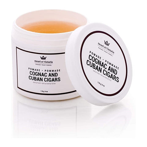 Henri et Victoria - Hair Pomade - Cognac and Cuban Cigars 114g