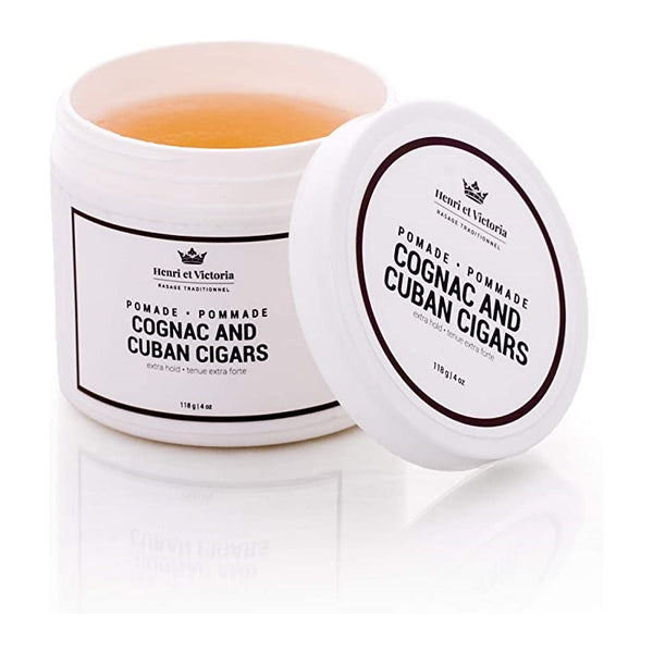 Henri et Victoria - Hair Pomade - Cognac and Cuban Cigars 114g by Henri et Victoria - Alambika Canada