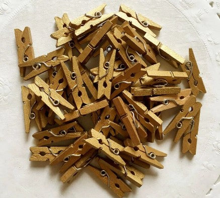 Gold Garnishes Clips (20) by Alkademie - Alambika Canada