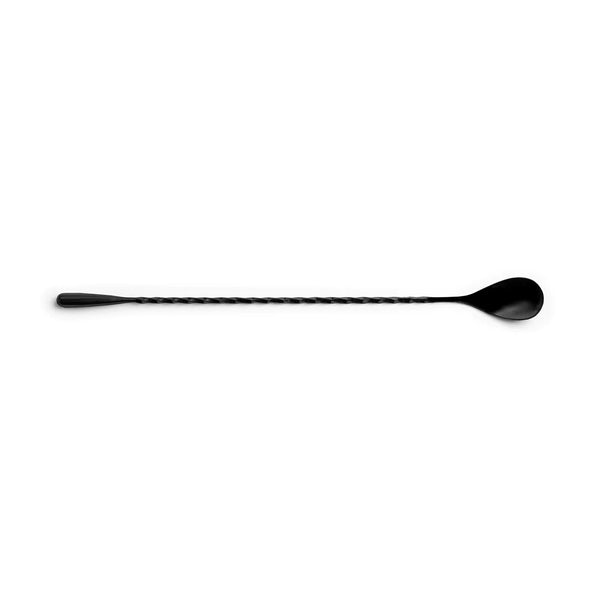 Barspoon - Teardrop Black Matte 30cm by Alkademie - Alambika Canada
