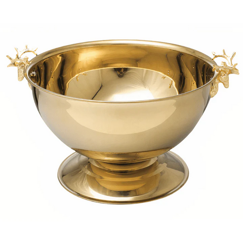 Ice Bucket - Deer Wide- Gold