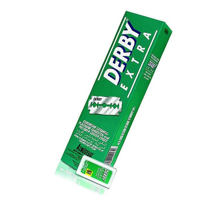 Derby Razor Barcode Derby Extra Double Edge Razor Blades (Pack of 100) – Alambika