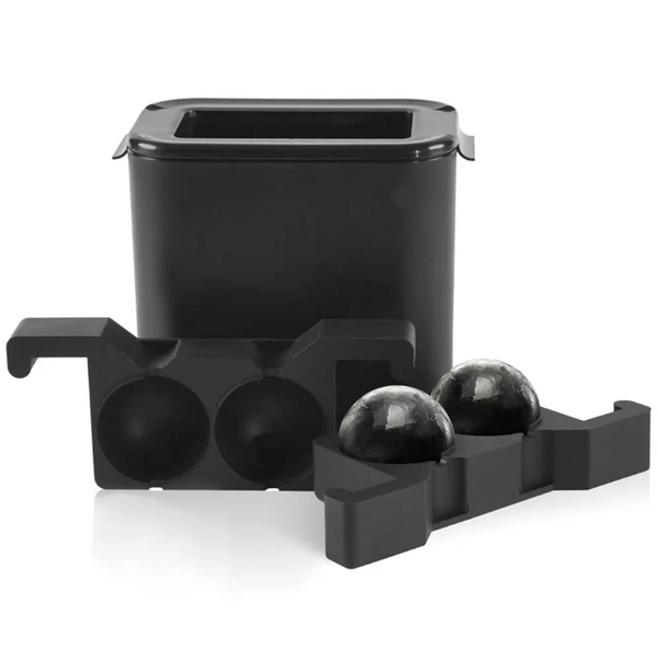 Ice Tray - Clear Ice Ball Maker (2 balls) by Alkademie - Alambika Canada