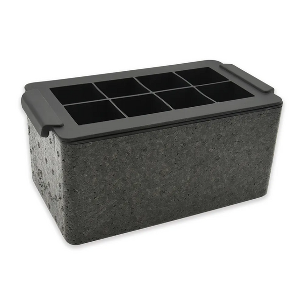 Ice Tray - Clear Ice Cube Maker (8 cubes) by Alkademie - Alambika Canada