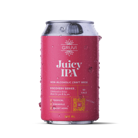 Grüvi - Alcohol-Free Juicy IPA - 355ml by Gruvi - Alambika Canada