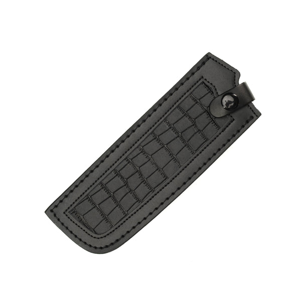 Black Leather Sheath - Nakiri by Alkademie - Alambika Canada