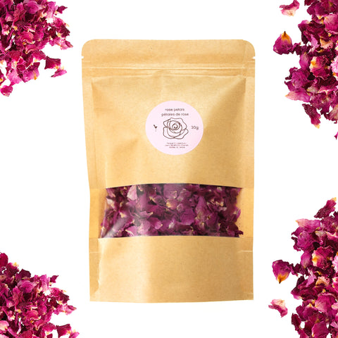 Dried Garnish - Rose Petals 30gr by Alambika - Alambika Canada