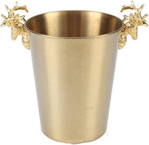 Ice Bucket - Deer Tall- Gold