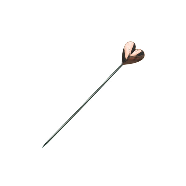 Cocktail Pick - Heart Copper by Alkademie - Alambika Canada