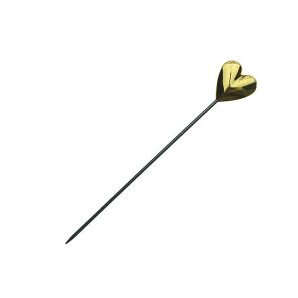 Cocktail Pick - Heart Gold by Alkademie - Alambika Canada