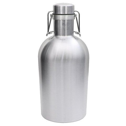 Beer Growler - Stainless Steel 64oz by Alambika - Alambika Canada