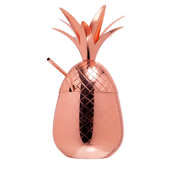 Tiki Mug - Metal Pineapple Copper 30oz by Alkademie - Alambika Canada