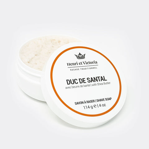Shaving Soap Vegan - Duc de Santal by Henri et Victoria - Alambika Canada