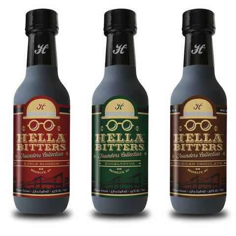 Hella Cocktail Co. Bitters - Trio Founders Collection (LMTD) by Hella Cocktail Co. - Alambika Canada