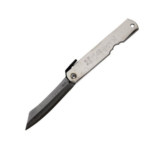 Folding Knife - Higonokami Silver Handle by Alambika - Alambika Canada
