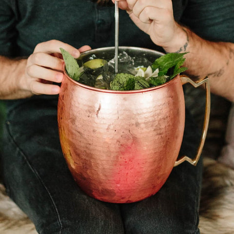 Ice Bucket Moscow Mule - Hammered Copper by Alambika - Alambika Canada