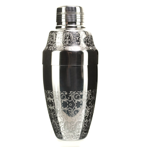 Shaker - Tristan 3 Pieces Engraved 500ml by Alambika - Alambika Canada
