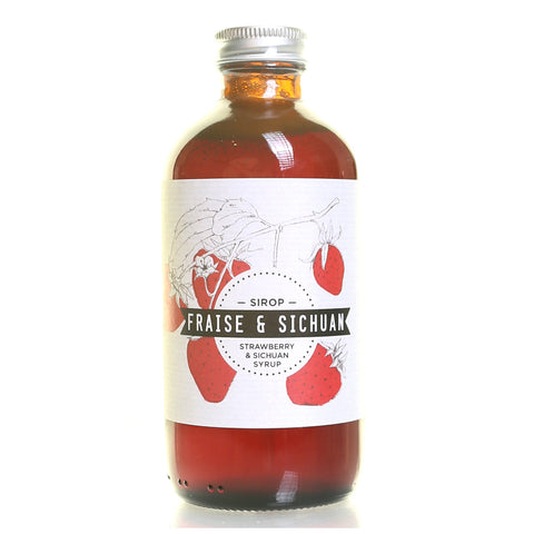 Les Charlatans Syrups - Strawberry & Sichuan Pepper by Les Charlatans - Alambika Canada