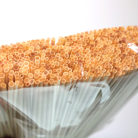 Drinking Straws - Short Natural Wheat 130mm (500) by Alambika - Alambika Canada